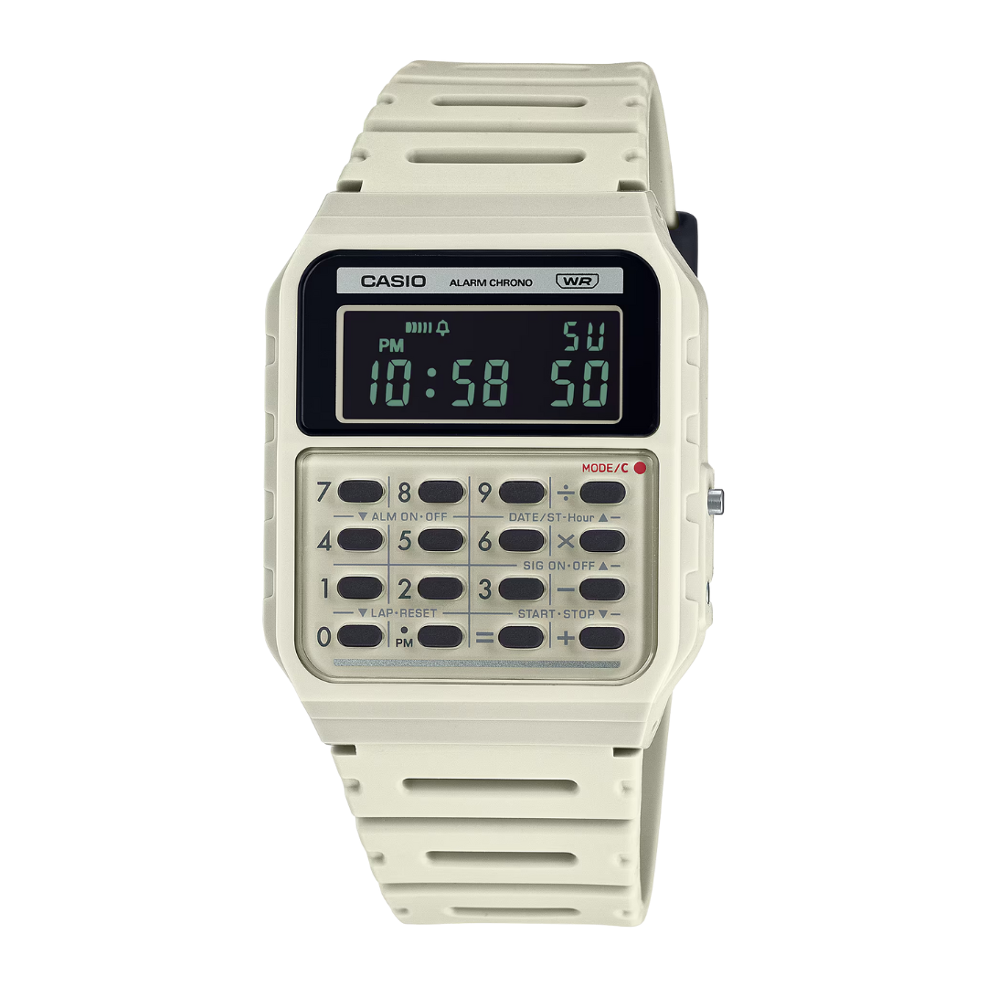 Reloj Calculadora Casio Vintage CA-53WB-8B Blanco 1972
