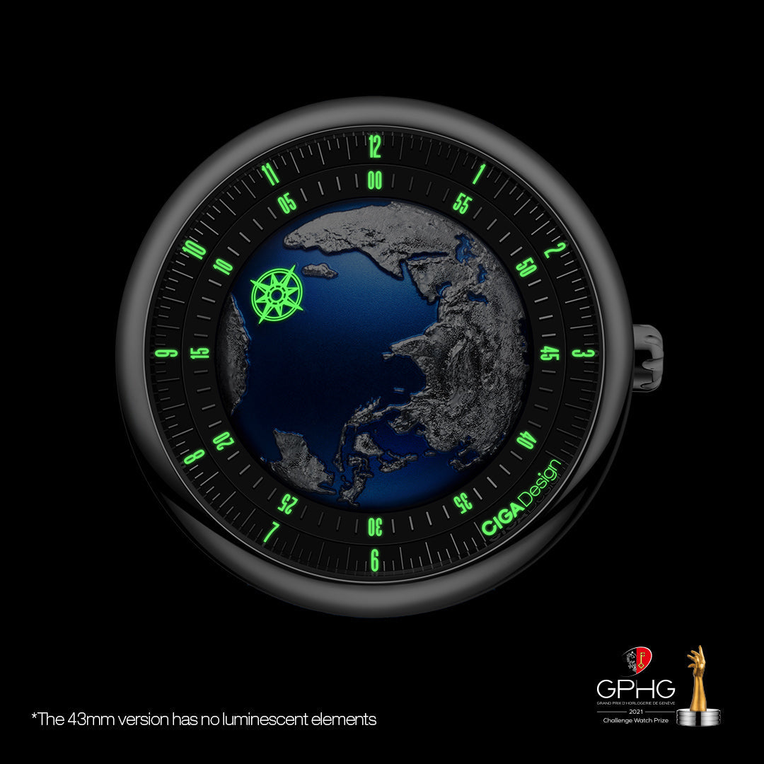 Reloj Ciga Design Blue Planet II Automático Acero 46mm