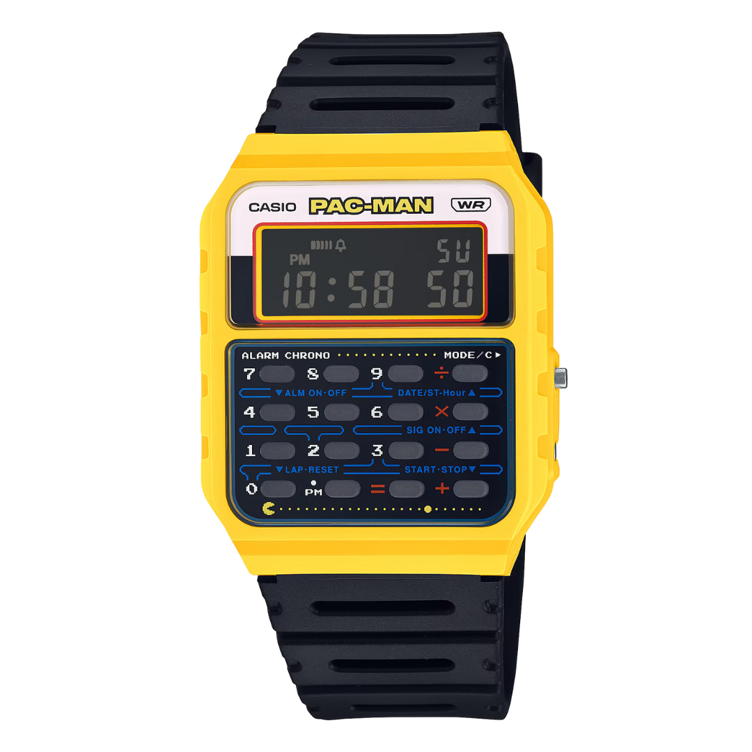Reloj Calculadora Casio Vintage CA-53WPC-1BDR PAC-MAN