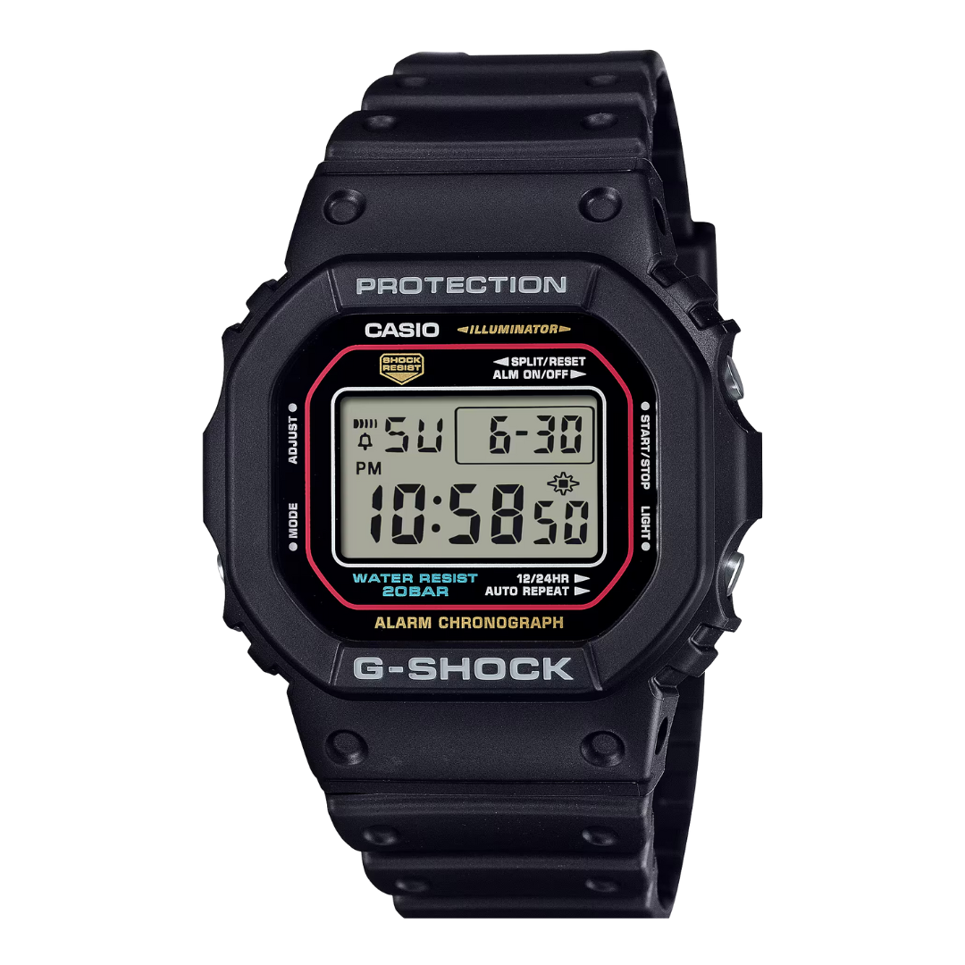 Reloj Casio G-Shock Vintage DW-5600RL-1 Negro Edición 1983