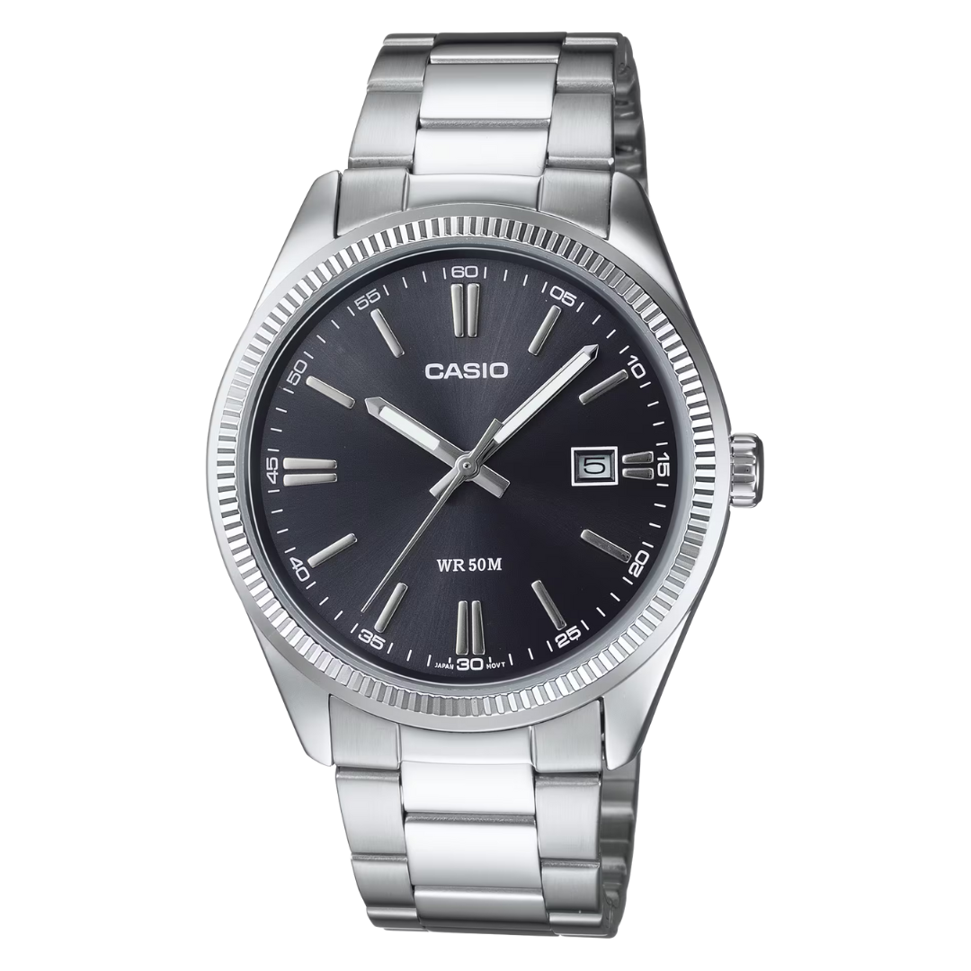 Reloj Casio Análogo MTP-1302D-1A1JF Negro 38,5mm JDM