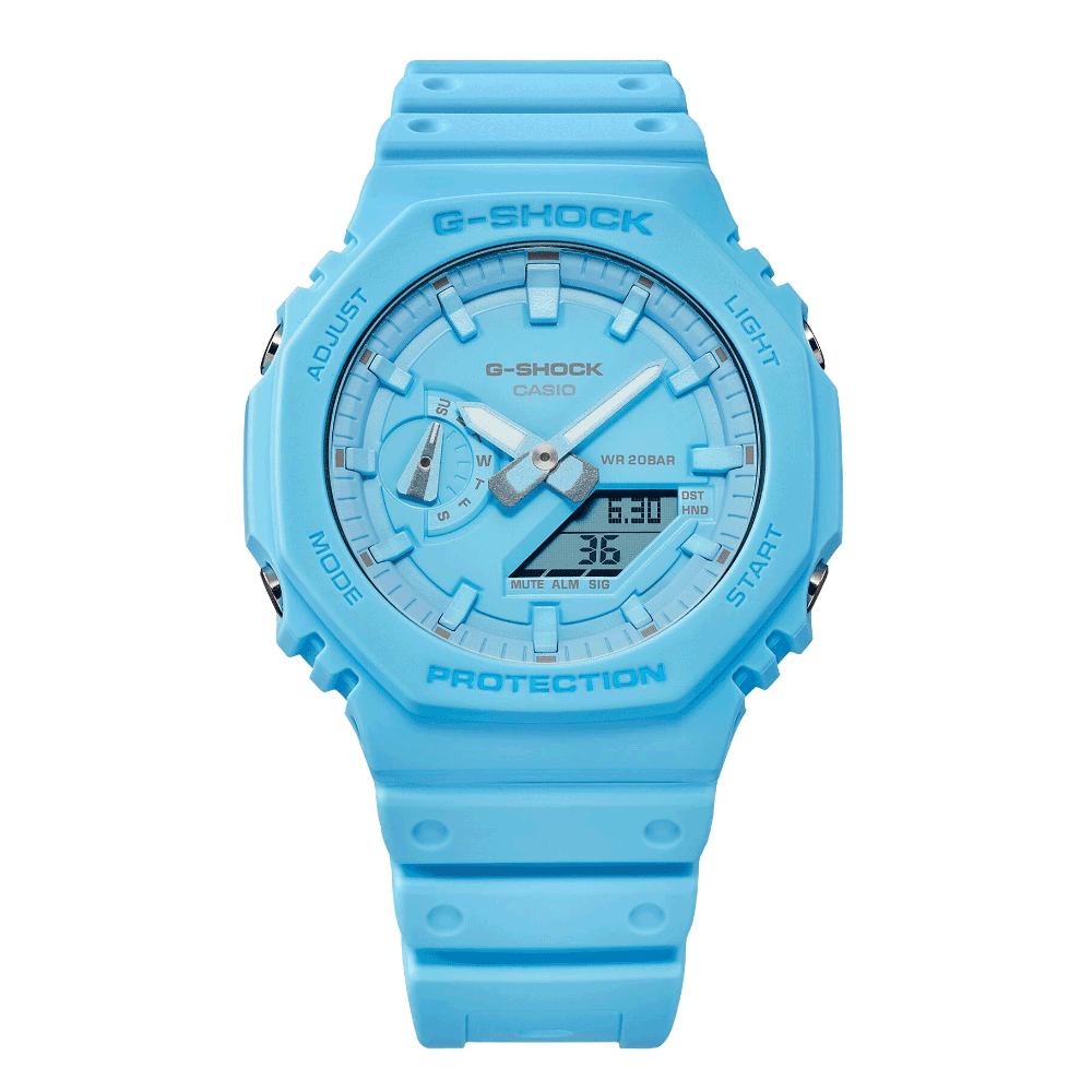 Reloj Casio G-Shock Royal Oak "Casioak" GA-2100-2A2 Carbon Core Azul