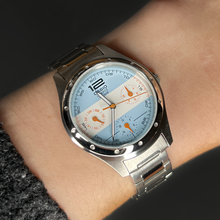 Reloj Casio Argentino LTF-300D-2A Plateado Dial Albiceleste NOS