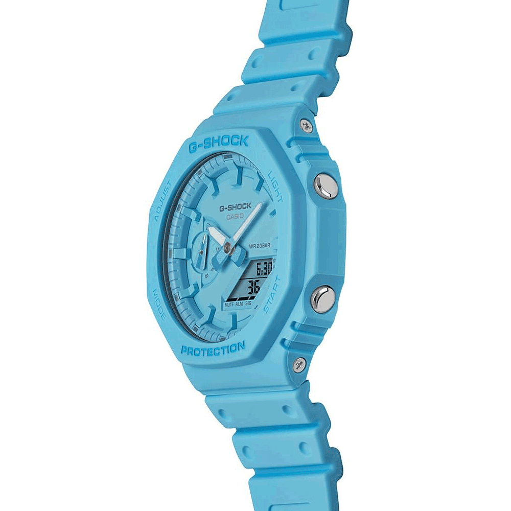 Reloj Casio G-Shock Royal Oak "Casioak" GA-2100-2A2 Carbon Core Azul