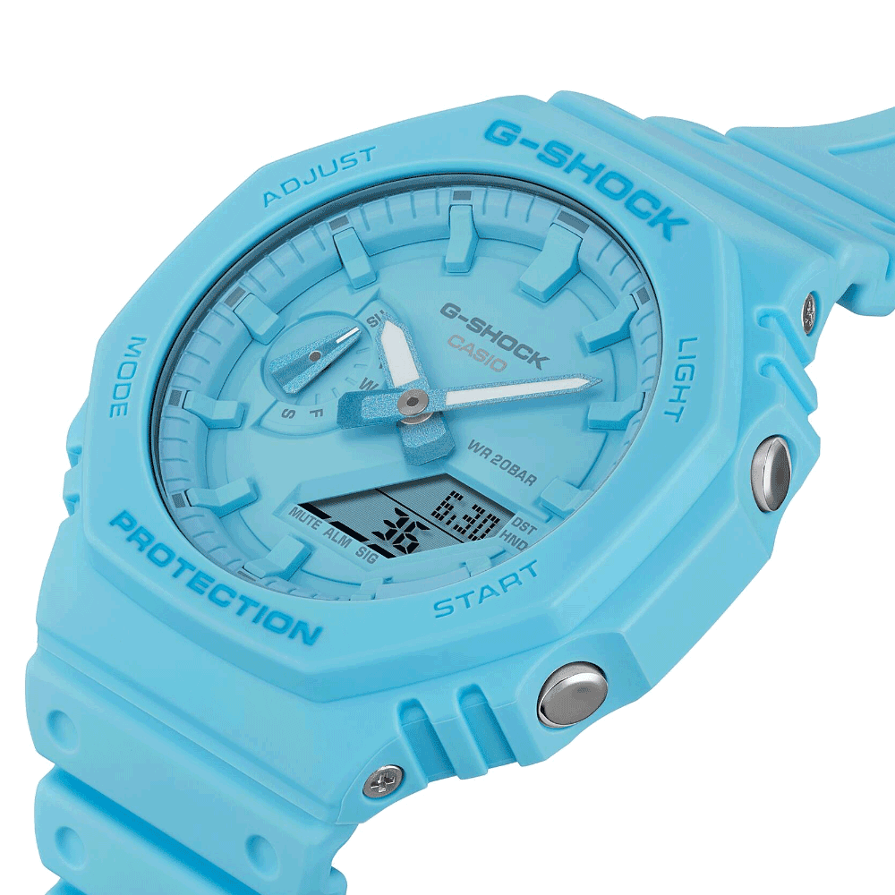 Reloj Casio G-Shock Royal Oak "Casioak" GA-2100-2A2 Carbon Core Azul