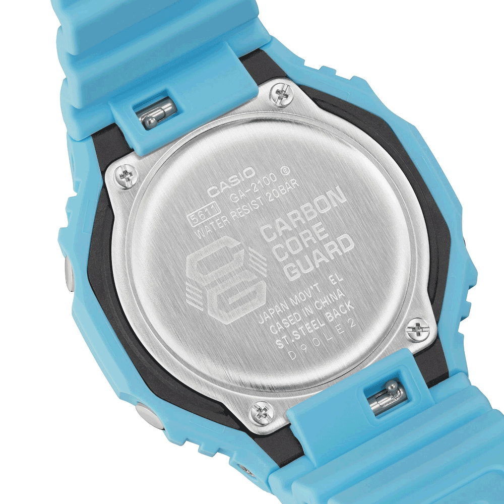 Reloj Casio G-Shock Royal Oak "Casioak" GA-2100-2A2 Carbon Core Azul