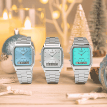 Reloj Casio Vintage AQ-230A-2A1MQY Analogo Digital Ice Blue