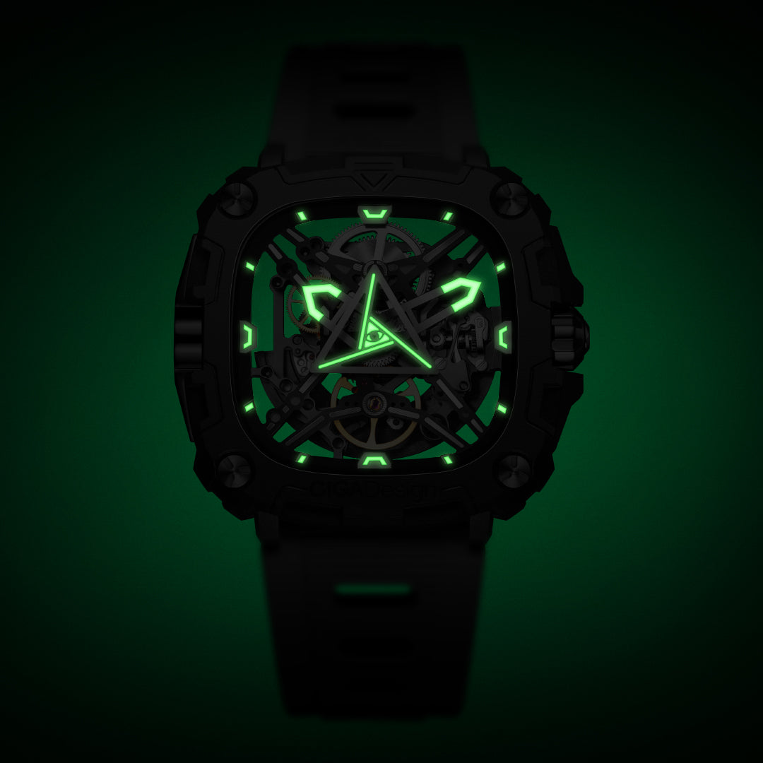 Reloj Ciga Design X Series Eyes of Horus Automático Acero 48mm Negro/Plateado