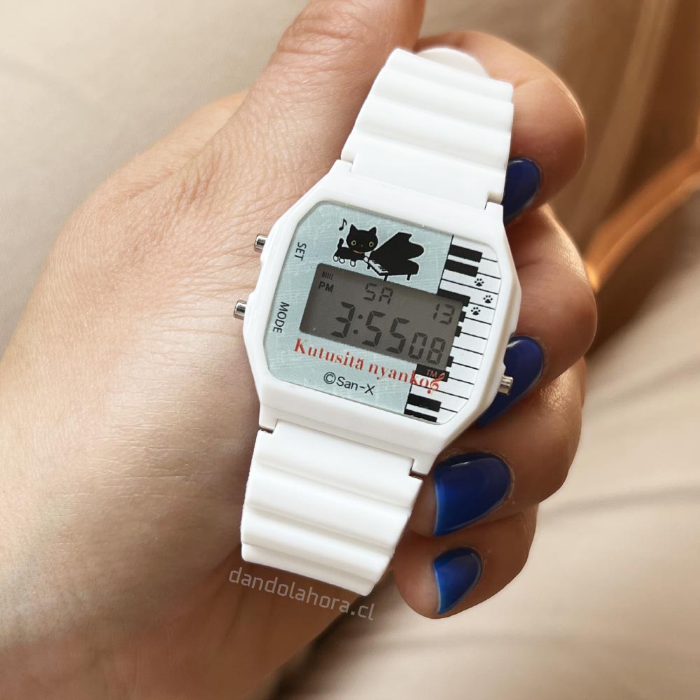 Reloj Korokoro San Stars Blanco Gashapon (ガシャポン)