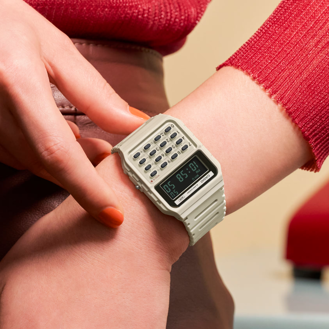 Reloj Calculadora Casio Vintage CA-53WB-8B Blanco 1972