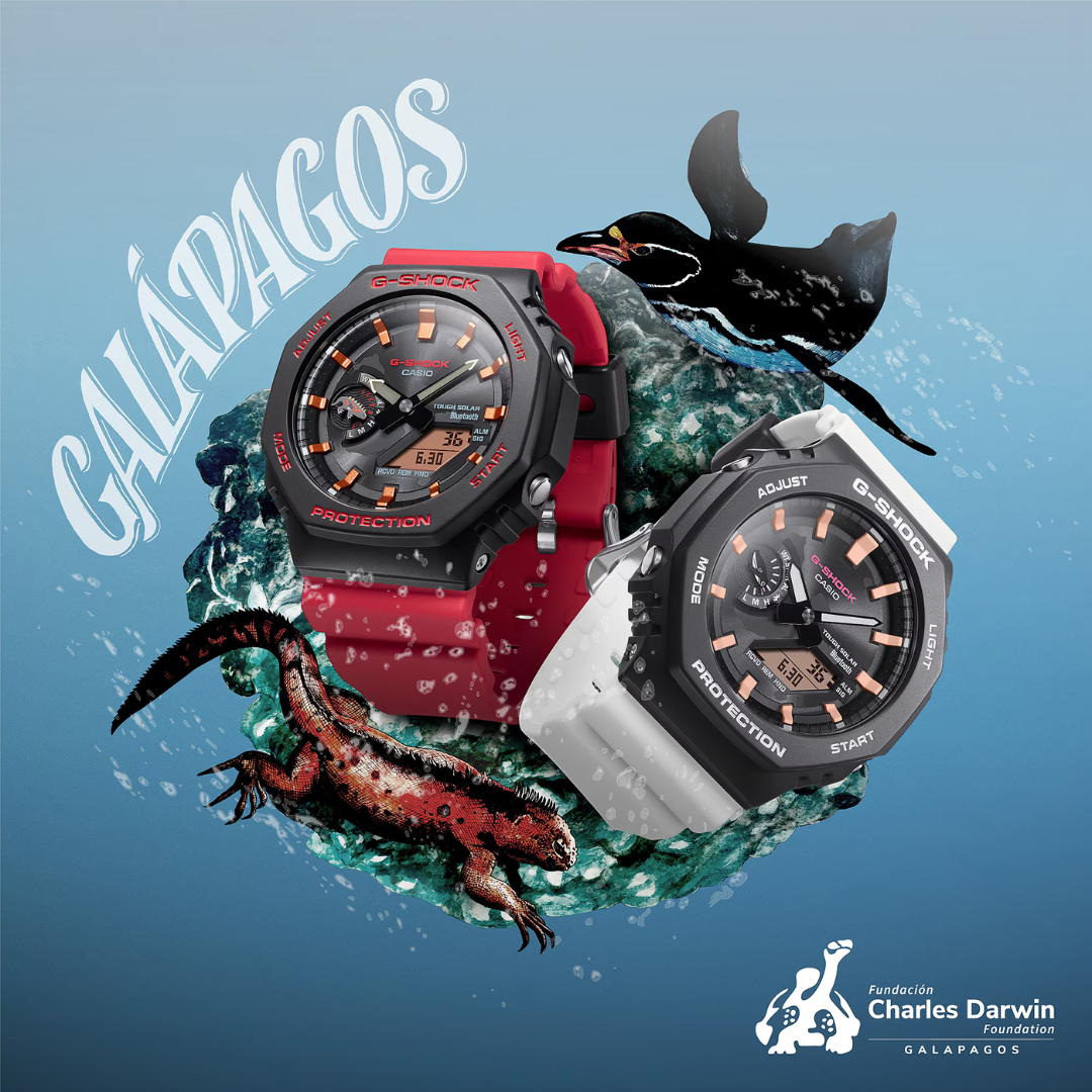 Reloj Casio G-Shock x Charles Darwin Galápagos GA-B2100CD-1A7  Tough Solar