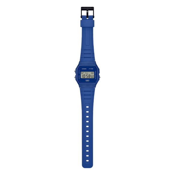 Reloj Casio Vintage F-91WB-2A1 Bio Resina Azul