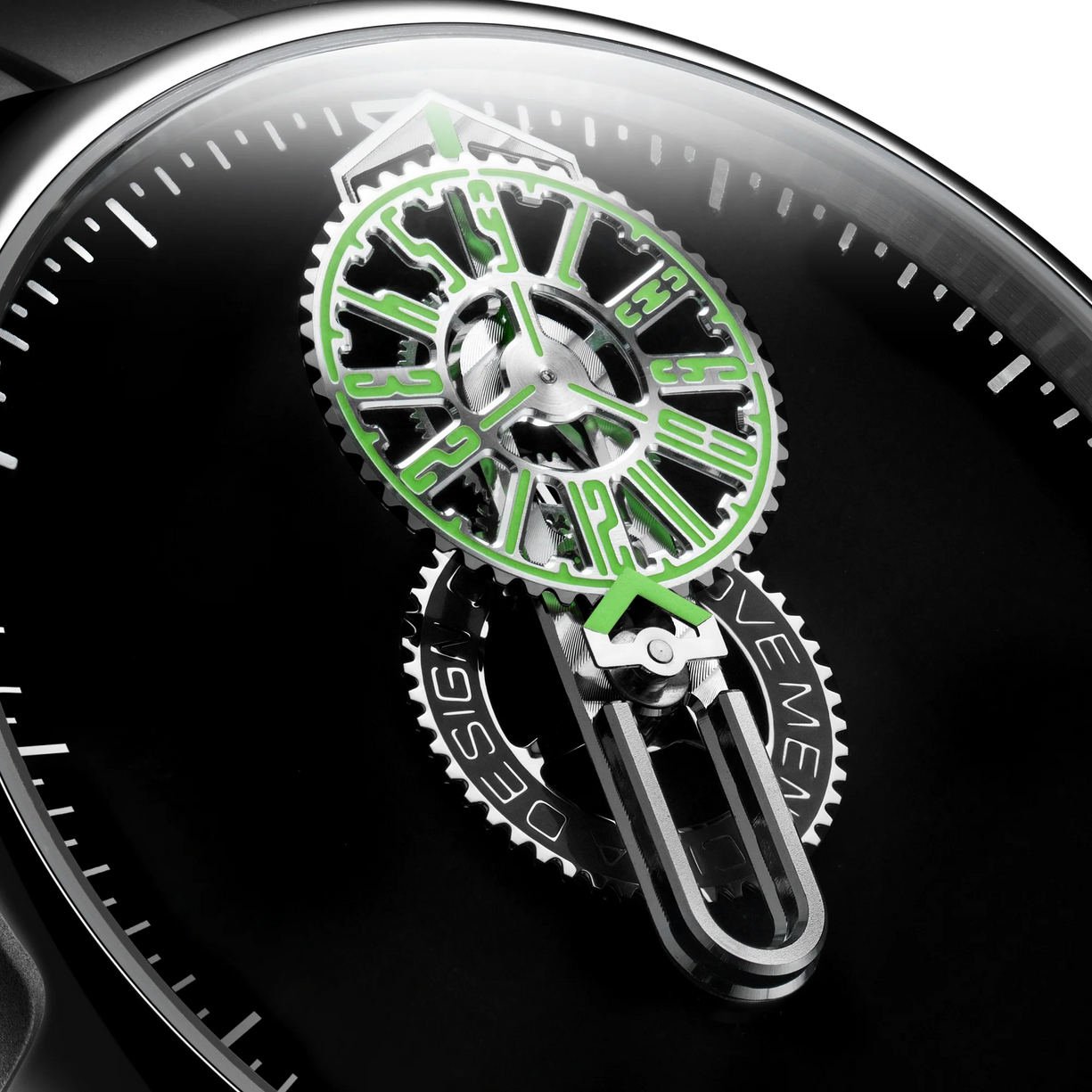 Reloj Ciga Design Time Cipher Automático Acero 45mm Super Black