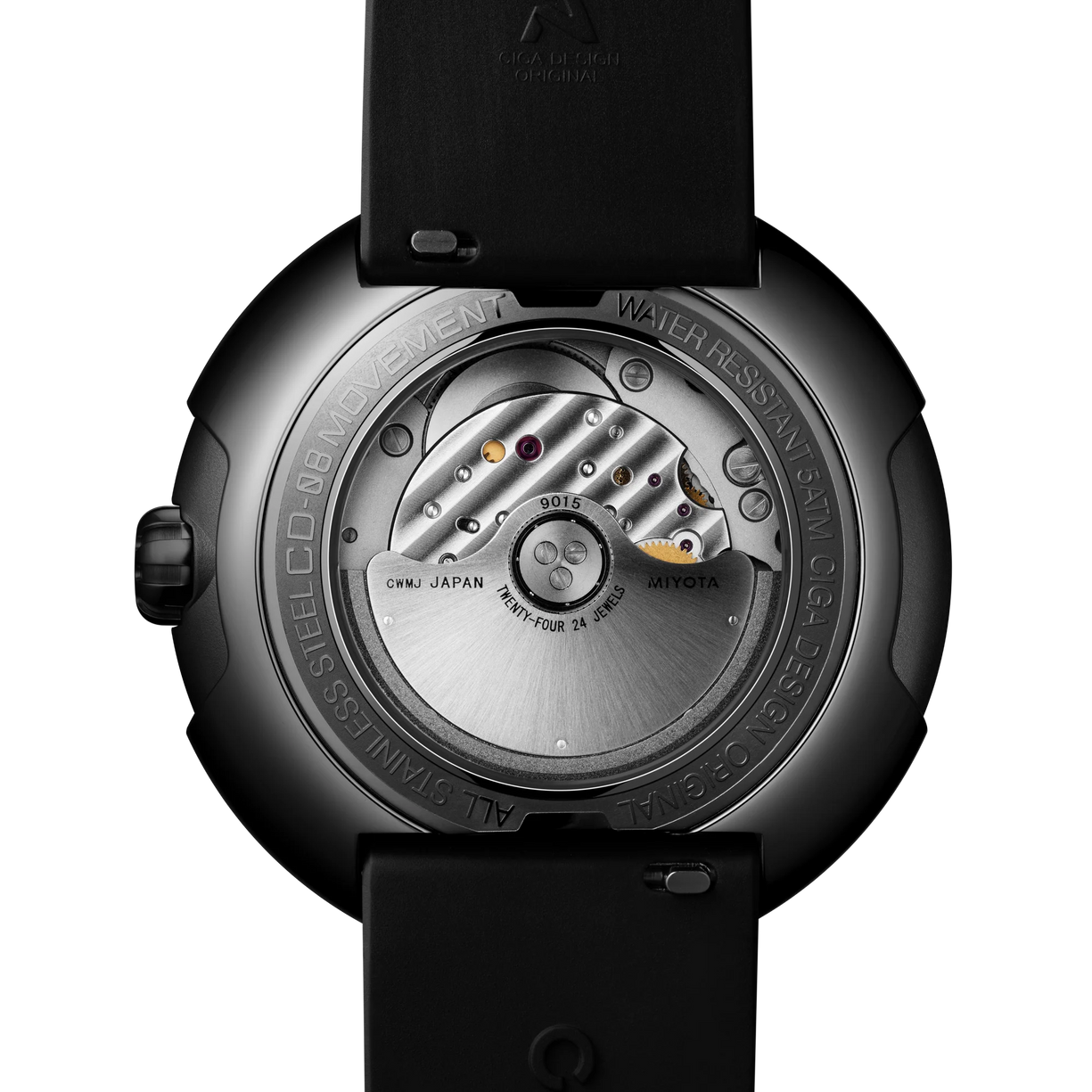 Reloj Ciga Design Time Cipher Automático Acero 45mm Super Black