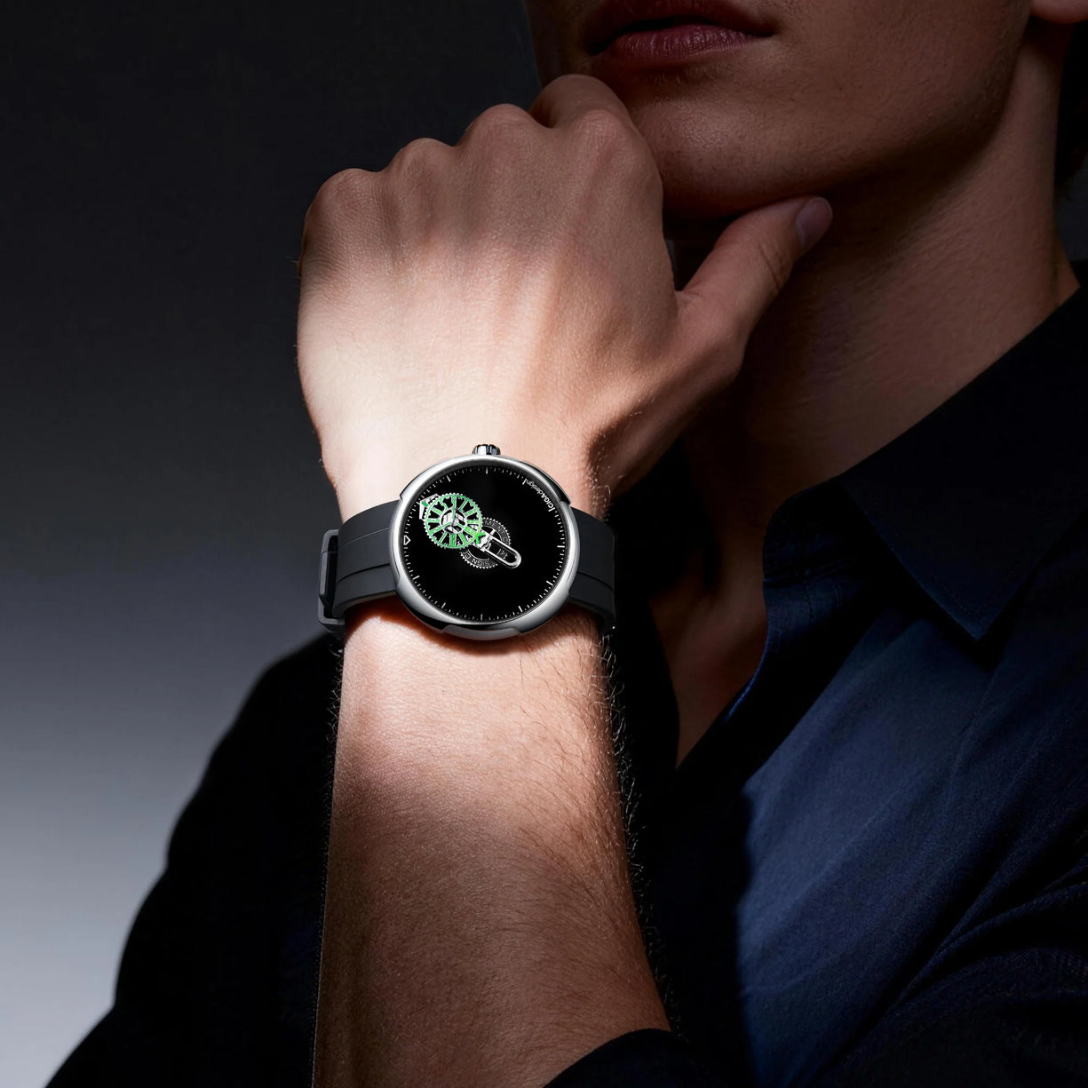 Reloj Ciga Design Time Cipher Automático Acero 45mm Super Black