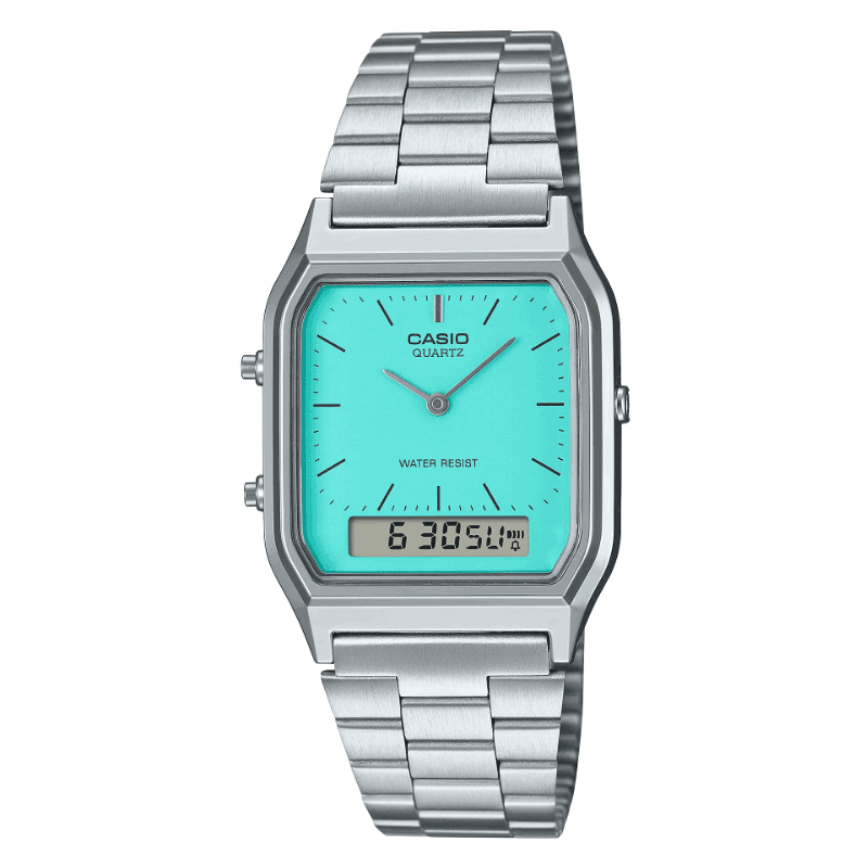 Reloj Casio Vintage AQ-230A-2A2MQY Análogo Digital Tiffany