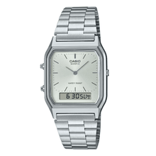 Reloj Casio Vintage AQ-230A-7AMQY Analogo Digital Plateado