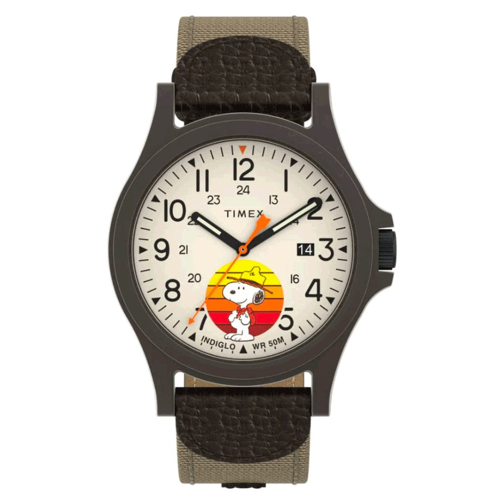 Reloj Análogo Timex TW4B29200 Expedition X Peanuts Beagle Scout 40mm