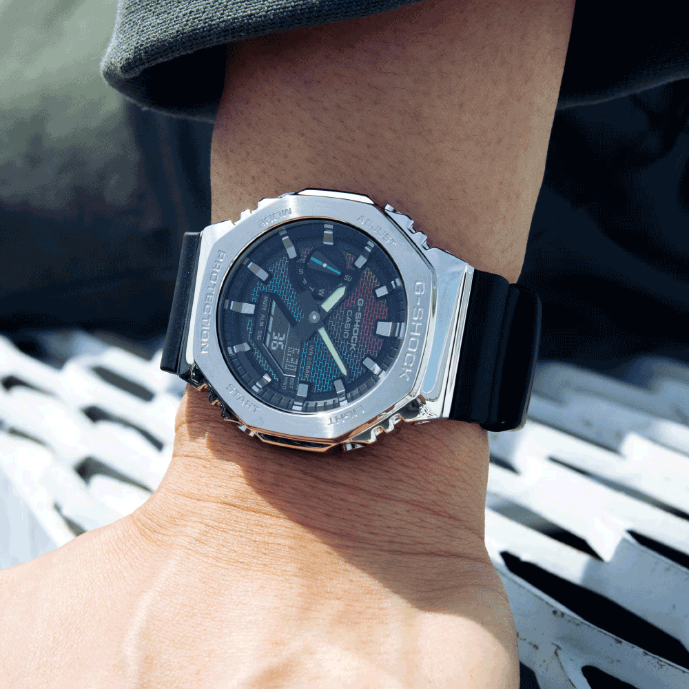 Reloj Casio G-Shock Casioak GM-2100RW-1AJF Acero Arcoiris JDM