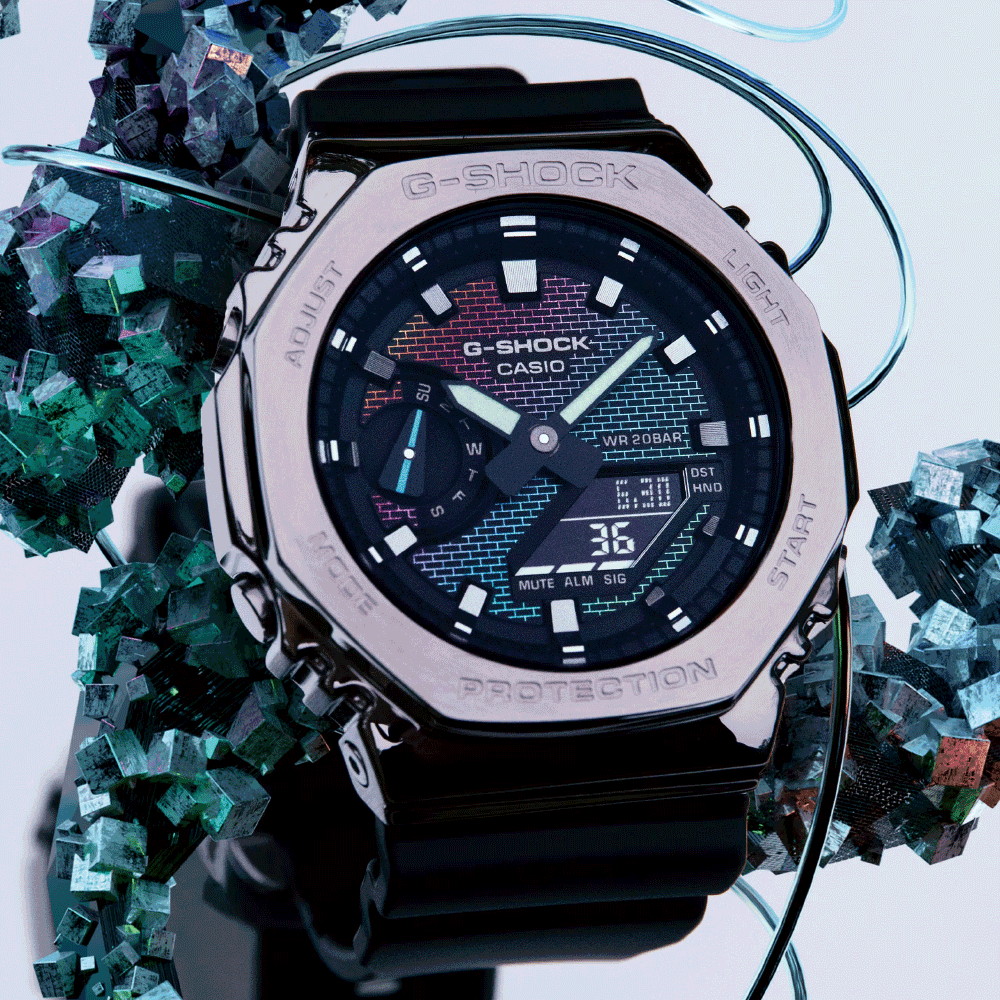 Reloj Casio G-Shock Casioak GM-2100RW-1AJF Acero Arcoiris JDM