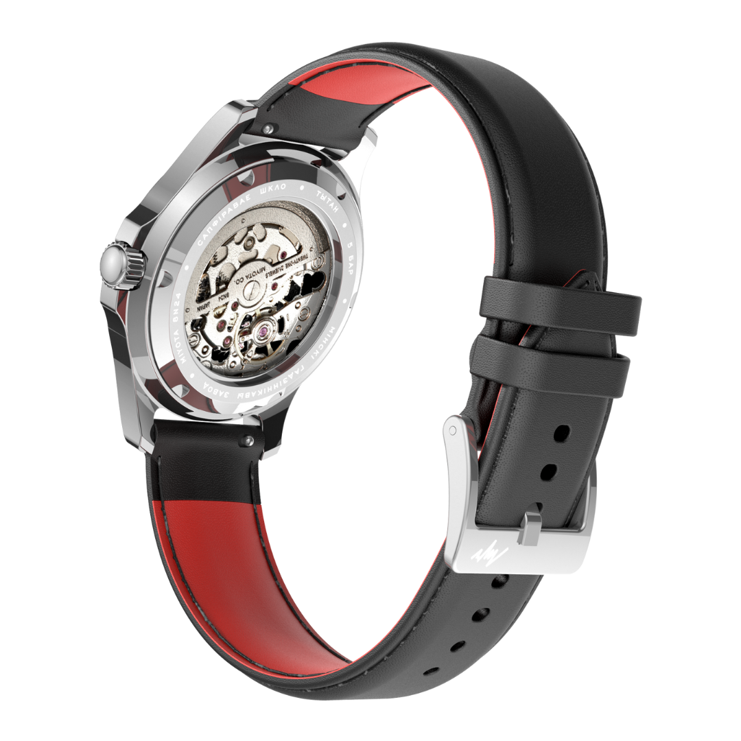 Reloj Luch Skeleton 337060337 Fabricado en Bielorrusia 41mm