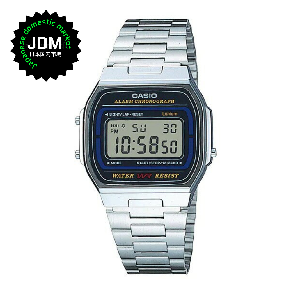 Reloj Casio Vintage A164WA 1QJH Plateado EXCLUSIVO Dando la Hora Dando La Hora