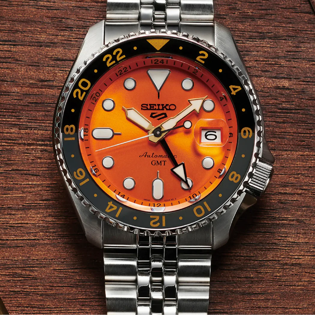 Reloj Seiko 5 GMT Automático SSK005K1 Metálico 42,5mm