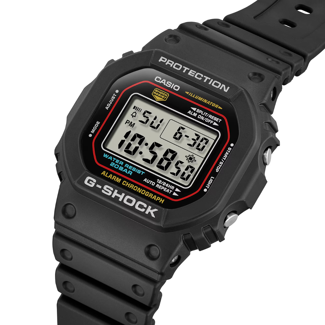 Reloj Casio G-Shock Vintage DW-5600RL-1 Negro Edición 1983
