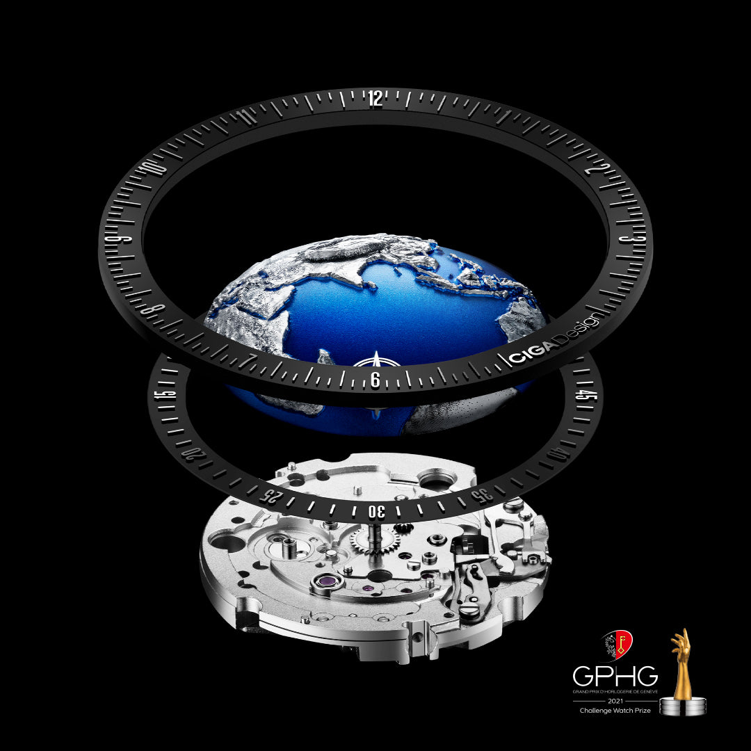 Reloj Ciga Design Blue Planet II Automático Acero 46mm