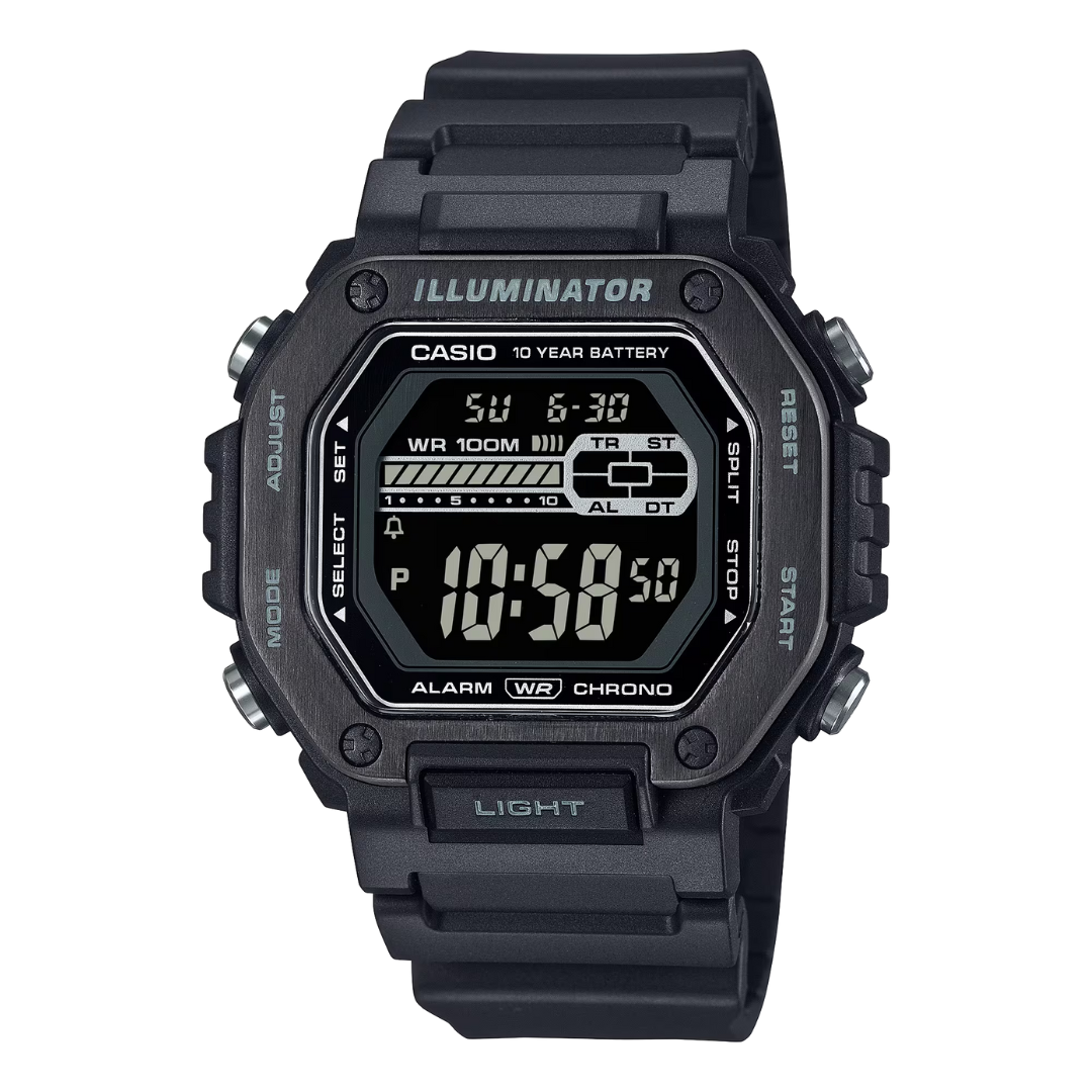Reloj Casio Vintage MWD-110HB-1BV WR 100 MTS
