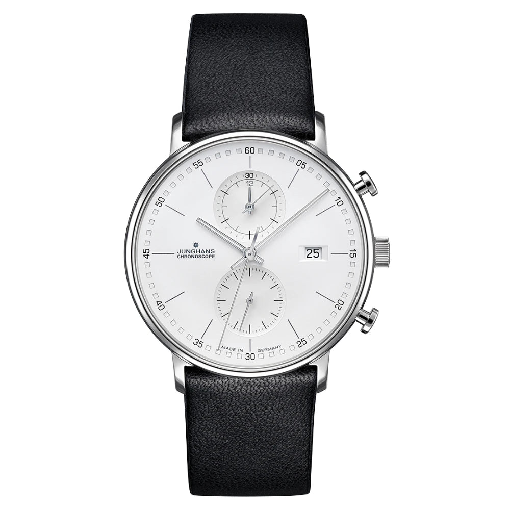 Reloj Junghans FORM C 41/4770.00 Chronograph Blanco 40mm