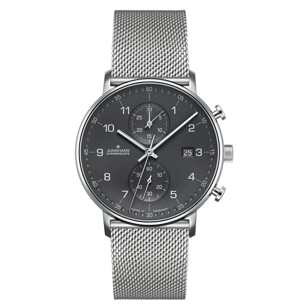 Reloj Junghans FORM C 41/4877.44 Chronograph Negro 40mm