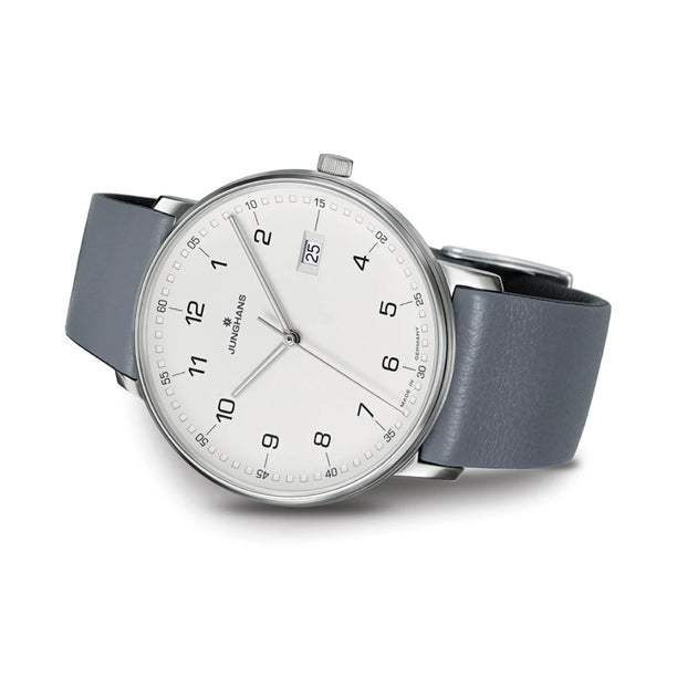 Reloj Junghans FORM Quarz 41/4885.00 Blanco 39mm