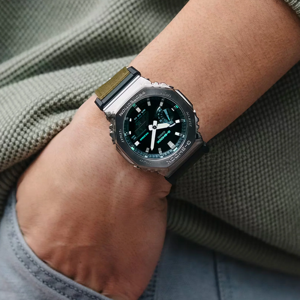 Reloj Casio G-Shock Royal Oak "Casioak" GM-2100CB-3ADR Correa de tela