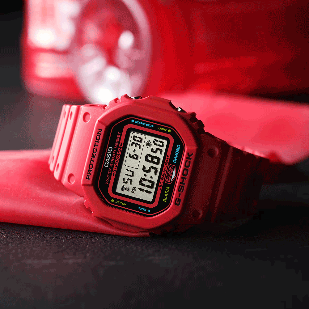 Reloj Casio G-Shock Vintage DW-5600EP-4JF Rojo JDM