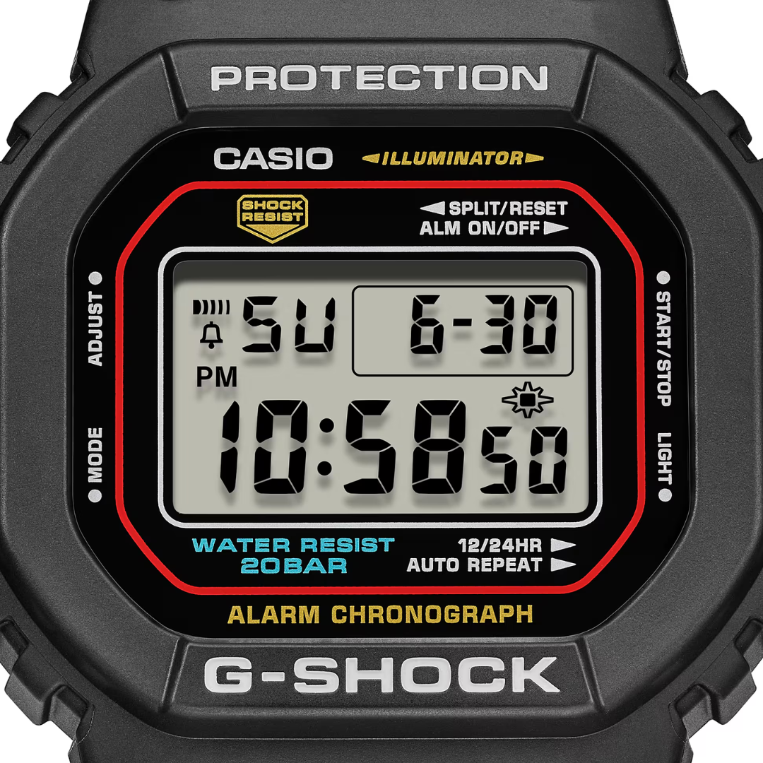 Reloj Casio G-Shock Vintage DW-5600RL-1 Negro Edición 1983