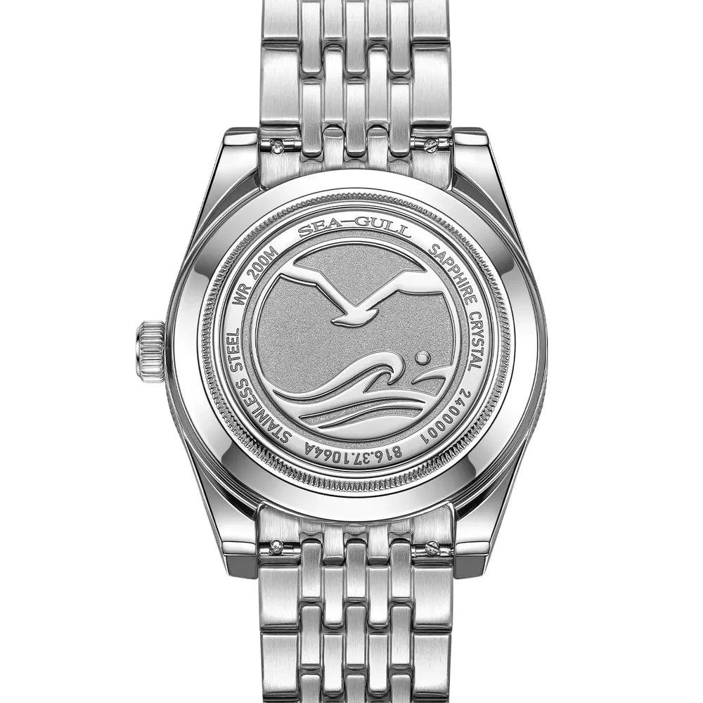 Reloj Sea-Gull Antártica 1984 816.17.1064A Automático Divers Plateado 40mm