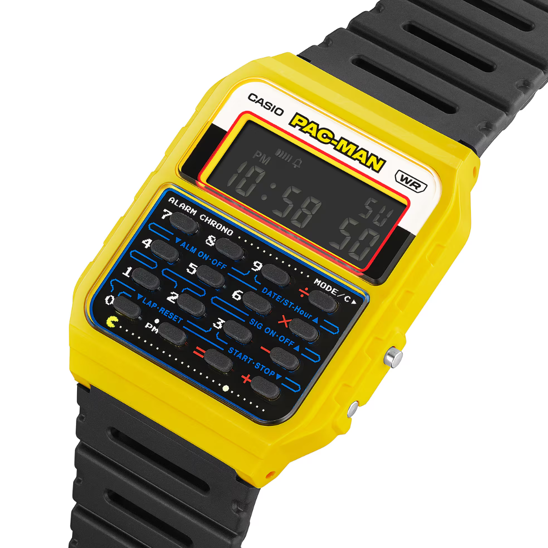 Reloj Calculadora Casio Vintage CA-53WPC-1BDR PAC-MAN