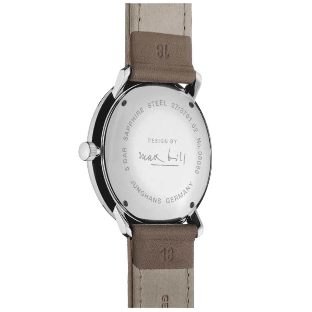 Reloj Junghans Max Bill Handaufzug 27/3701.02 34mm A Cuerda