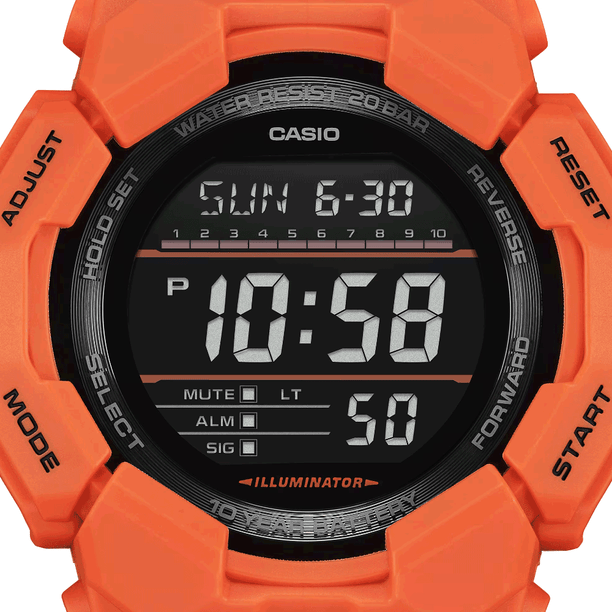 Reloj Casio G-Shock Vintage Digital GD-010-4JF Naranjo JDM
