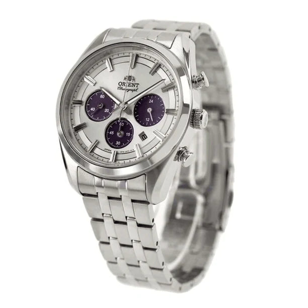 Reloj Orient RA-TX0305S Chronograph Panda Solar Sapphire 40mm