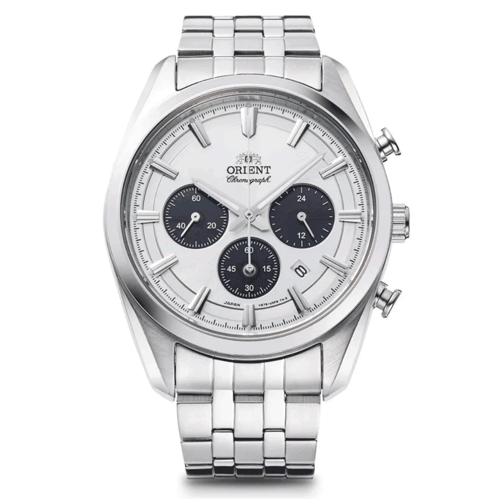Reloj Orient RA-TX0305S Chronograph Panda Solar Sapphire 40mm