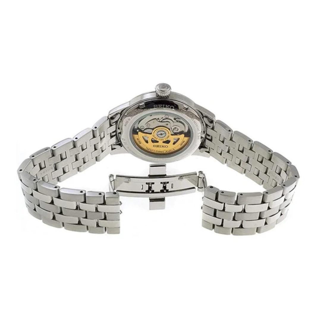 Reloj Seiko Presage Cocktail Time Automático SRPE17J1 Made in Japan Gris