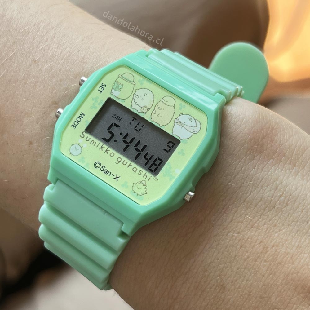 Reloj Korokoro San Stars Verde Gashapon (ガシャポン)