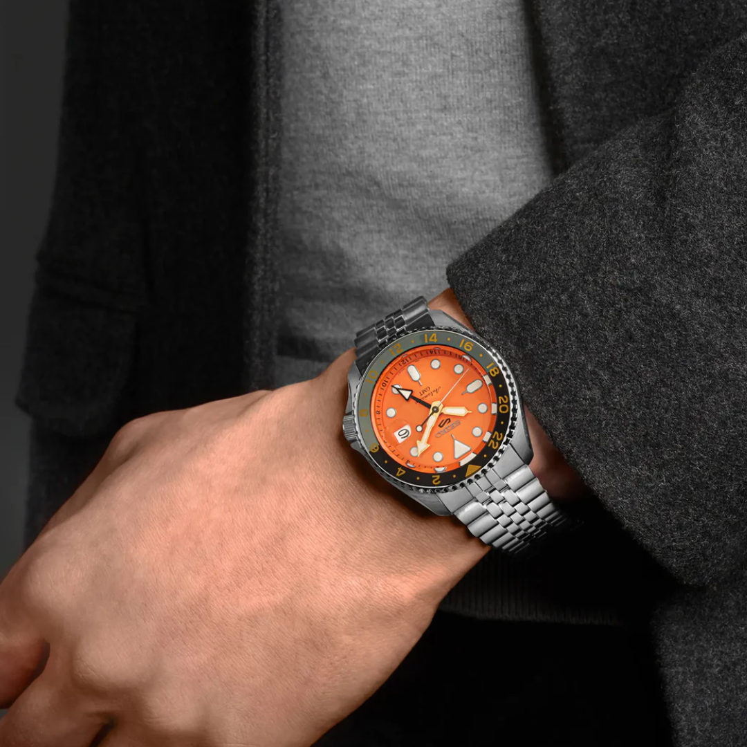 Reloj Seiko 5 GMT Automático SSK005K1 Metálico 42,5mm