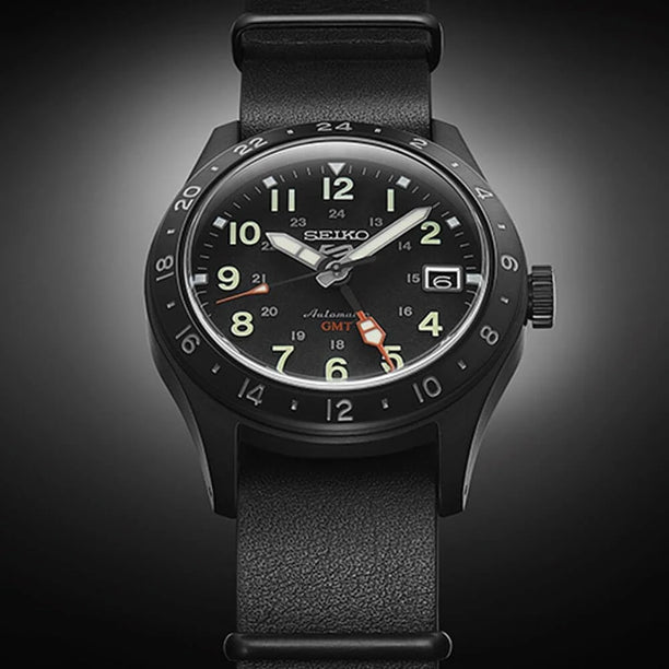 Reloj Seiko 5 GMT Automatic SSK025K1 Metálico 39,4mm
