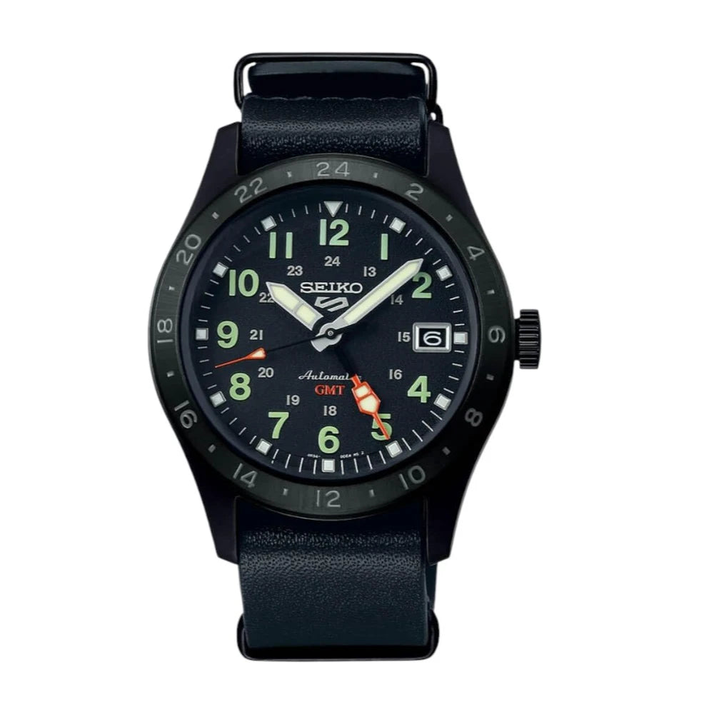 Reloj Seiko 5 GMT Automatic SSK025 Metálico Made in Japan 39,7mm