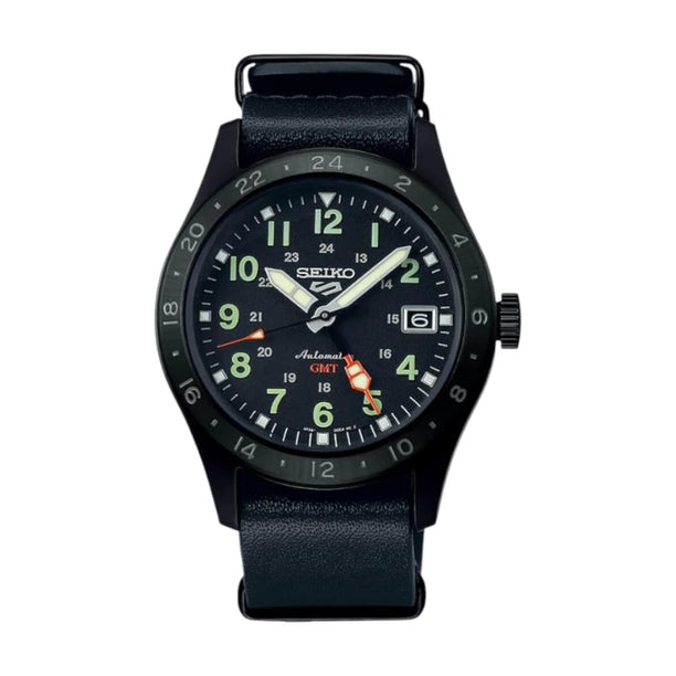 Reloj Seiko 5 GMT Automatic SSK025K1 Metálico 39,4mm