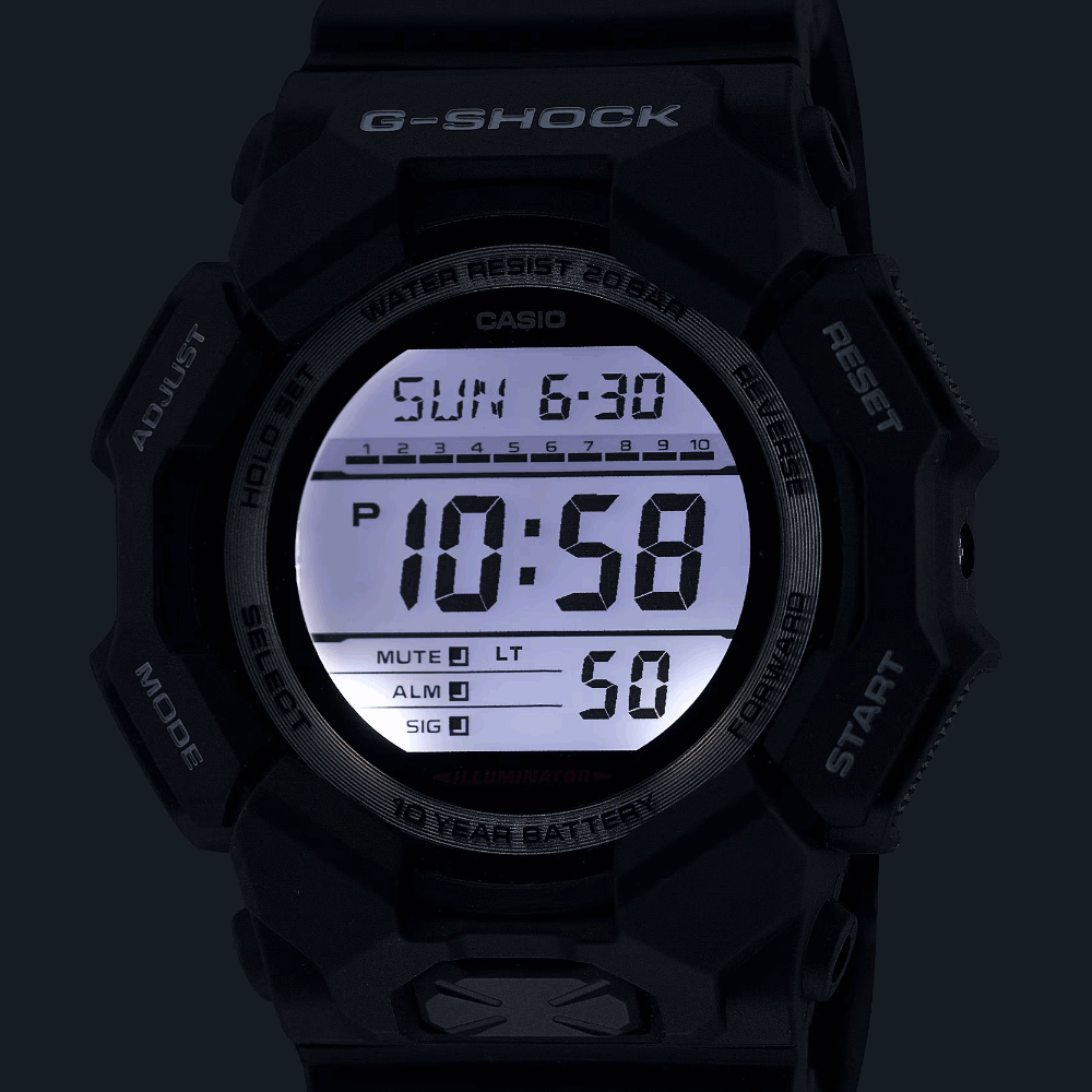 Reloj Casio G-Shock Vintage Digital GD-010-1JF Negro JDM