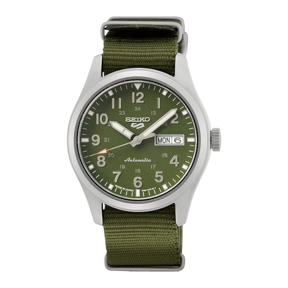 Reloj Seiko 5 Análogo Automático SRPG33 Metálico 39,4mm Field Made In Japan